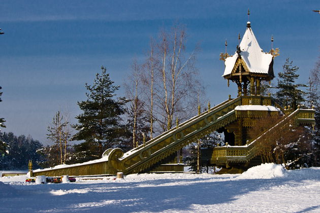 Новогодняя сказка в русской деревне Мандроги-1