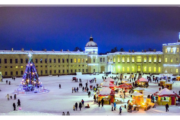 Фото - экскурсия: Гатчина: Новый год у  Царской Елки