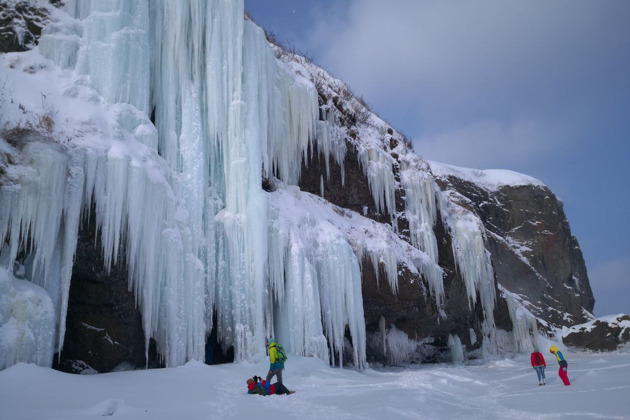 Фото - экскурсия: Ледяные водопады в бухте Тихой