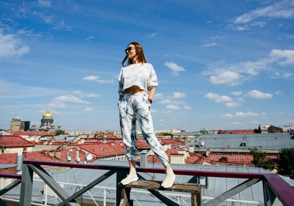 Фотосессия в самом сердце Петербурга — на террасе
