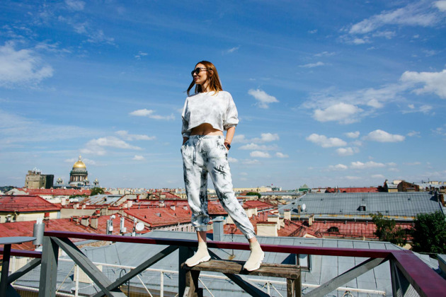 Фотосессия в самом сердце Петербурга — на террасе