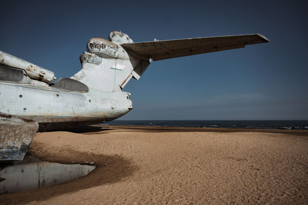 Древний Дербент и экраноплан Лунь-5