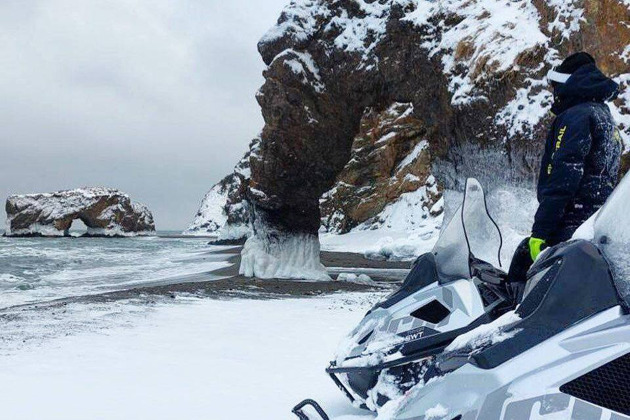 Фото - экскурсия: Снегоходное приключение на Мысе Великан