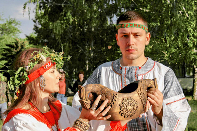 Празднование Ивана Купалы в Пухляковке