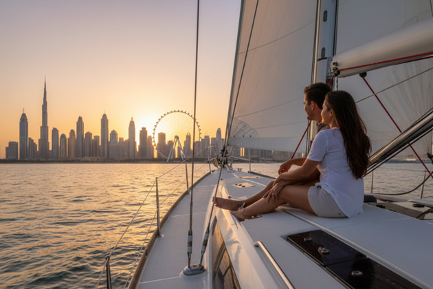 Фото - экскурсия: Прогулка на парусной яхте по морю в Дубае