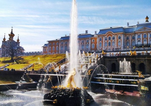 Петергоф-феерия брызг по задумке Петра. Обзорная экскурсия по Нижнему парку.