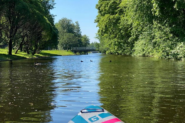 Фото экскурсии - Серфинг на SUP-досках по реке Сестра в Сестрорецке - 7