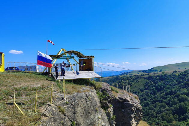 Зиплайн на Медовых водопадах, Кольцо-гора и Чайный домик-6