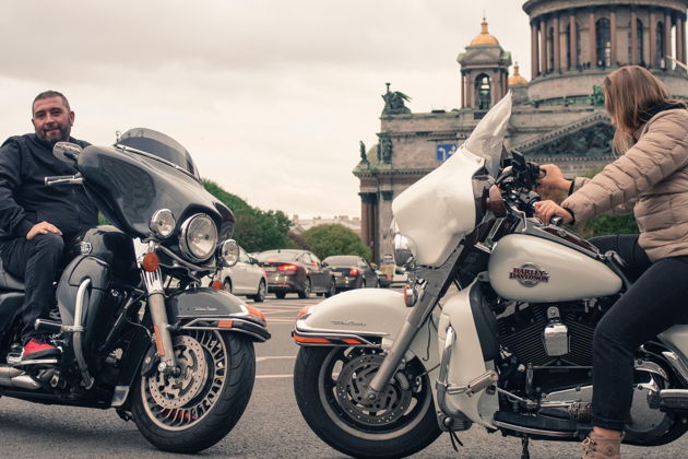 Фото-мотопрогулка на «Harley-Davidson». (c 10 апреля)-6