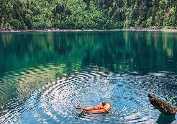 Озера Большая и Малая Рица, Гегский водопад - фото 1