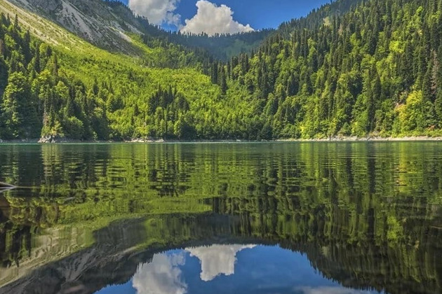 Озера Большая и Малая Рица, Гегский водопад