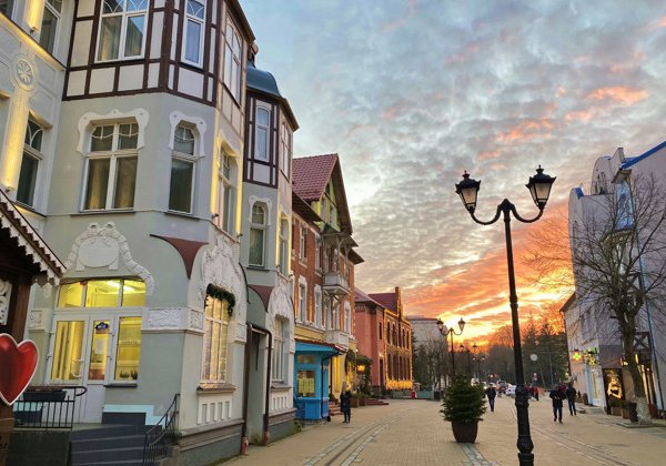 Куршская коса Зеленоградск и замок Нессельбек