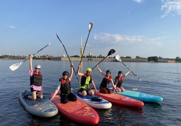 SUP-прогулка по историческому центру Петербурга