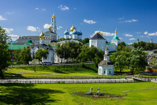 В обитель Сергия Радонежского