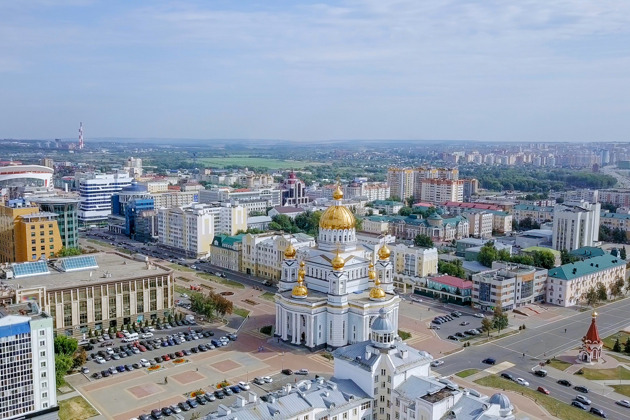 Саранск: город с высоты