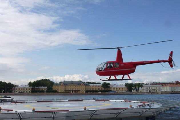 Полет над центром Санкт-Петербурга-4