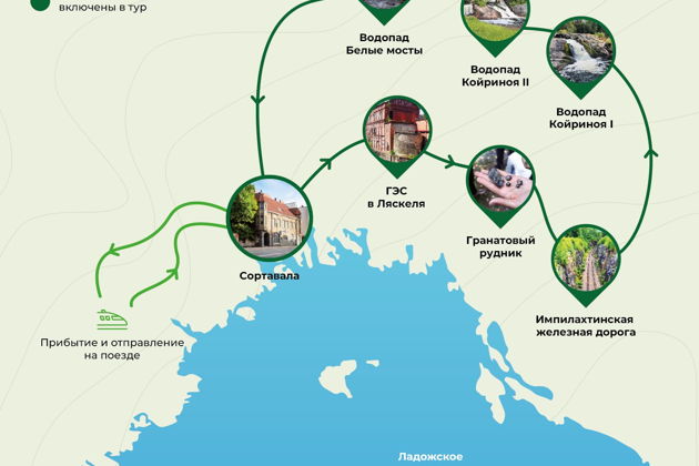Фото экскурсии - Путешествие к лесным водопадам и месторождению граната - 7