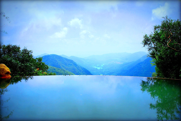 Фото - экскурсия: ДИКОЕ ГНЕЗДО: Эко-коттеджи в горах. ПАНОРАМНЫЙ БАССЕЙН