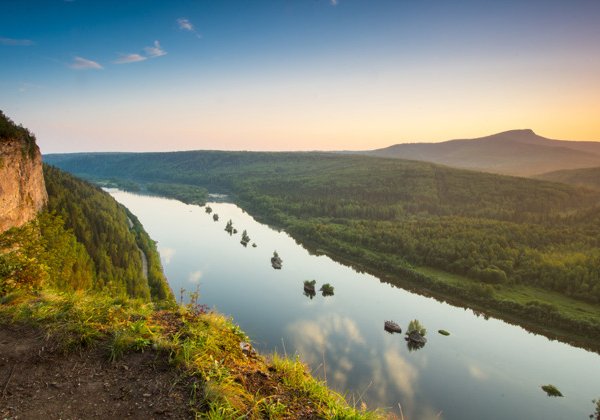 Камень Ветлан на реке Вишере