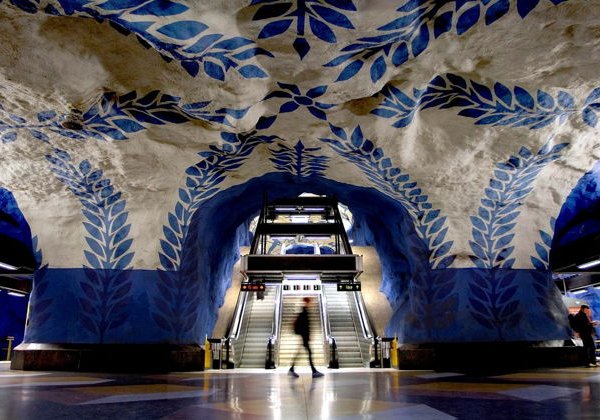 Экскурсия по синей ветке метро Стокгольма - фото 4