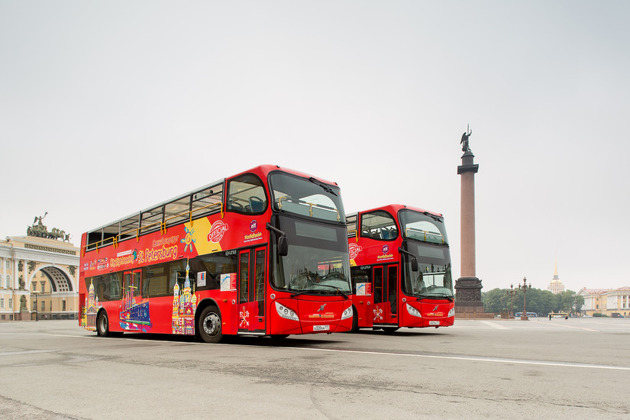 Обзорная экскурсия по Санкт-Петербургу на двухэтажном автобусе