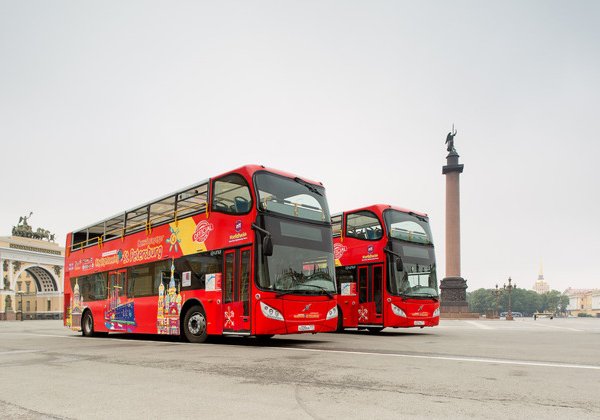 Обзорная экскурсия по Санкт-Петербургу на двухэтажном автобусе