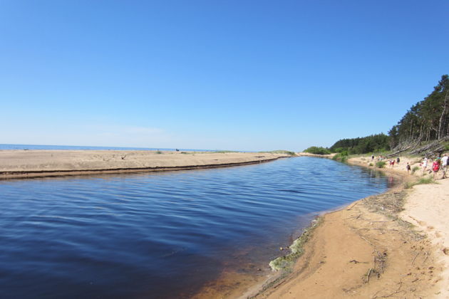 Саулкрасти — это тоже берег моря.-2