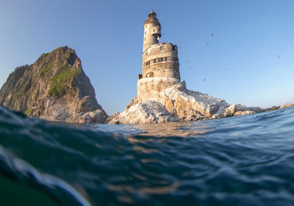 Морская прогулка к японскому маяку Анива