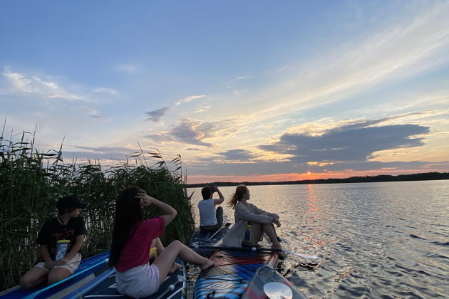 Фото экскурсии - SUP-прогулка по озеру Лахтинский разлив «Закат у Лахты» - 9