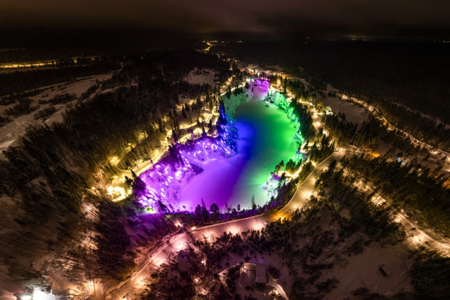 Фото - экскурсия: Новогоднее путешествие в Рускеалу с автобусами Ecolines