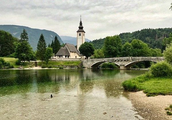 Горные озера Блед и Бохинь, панорама с горы Вогел на 1500 м - фото 4