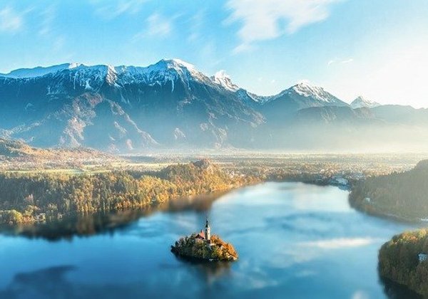 Горное озеро Блед, Радовлица, красота — красотища! 
