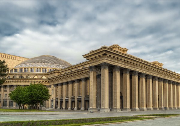 По центру Новосибирска пешком
