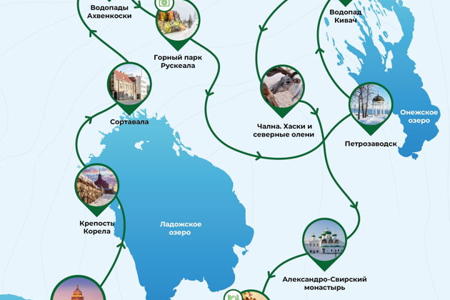 10 чудес Карелии за 2 дня: от водопада Кивач до Рускеалы-1