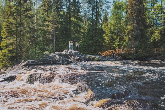 Фото экскурсии - В Карелию на ретропоезде: водопады и парк Рускеала - 3