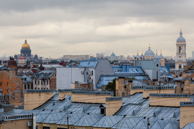 Легендарные дворы и парадные Петербурга. Подъём на безопасную крышу-1