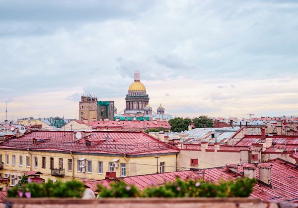 Легендарные дворы и парадные Петербурга. Подъём на безопасную крышу