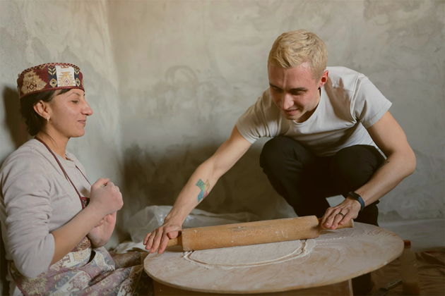 Фото экскурсии - Гарни, Гегард, Ущелье "Симфония Камней", выпечка лаваша - 15