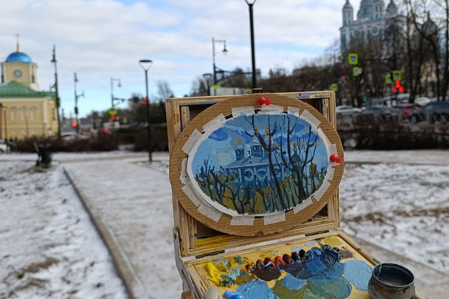 Фото - экскурсия: Создаем картины на арт-экскурсии по Смоленску