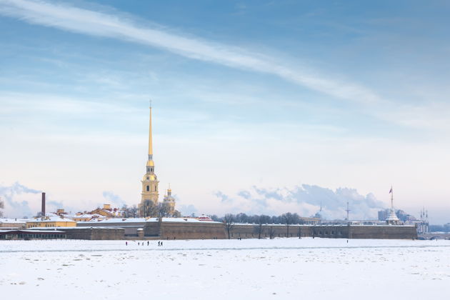 Зимний Петербург: Катание на воздушной подушке -5