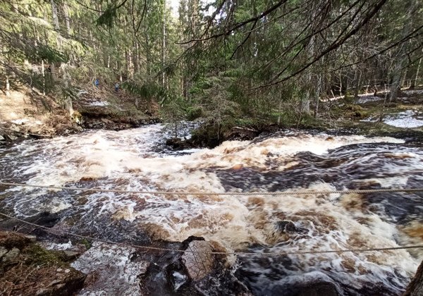 Знакомство с Карелией: хаски, олени, водопады и мраморный каньон Рускеала