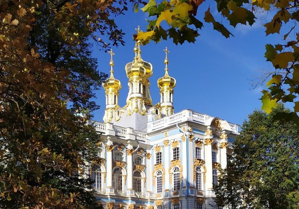 Царское Село: Янтарная комната, Екатерининский дворец и парк