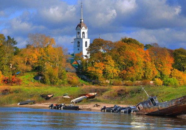 Талабские острова (Залит и Белов) и Спасо-Елеазаровский монастырь  - фото 2