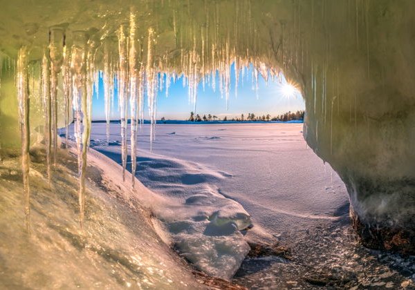 По Ладожским шхерам на Аэролодке зимой. С остановками и высадками - фото 3