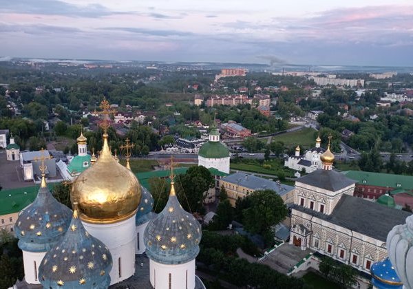 Сергиев Посад с высоты птичьего полета: подъём на 3-й ярус колокольни Лавры - фото 1