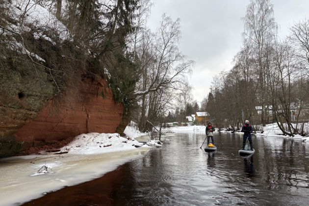 Фото экскурсии - Серфинг на SUP-досках по реке Оредеж в межсезонье - 10