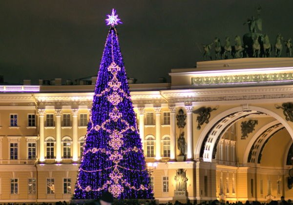 Новогодний Петербург и самые красивые ёлки города - фото 3