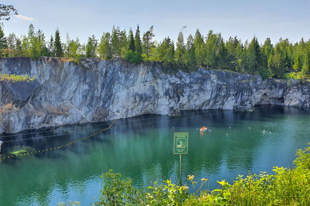 Фото экскурсии - Волшебство карельских пейзажей - мраморный карьер Рускеала - 8