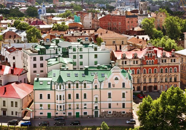 По Выборгу на микроавтобусе 