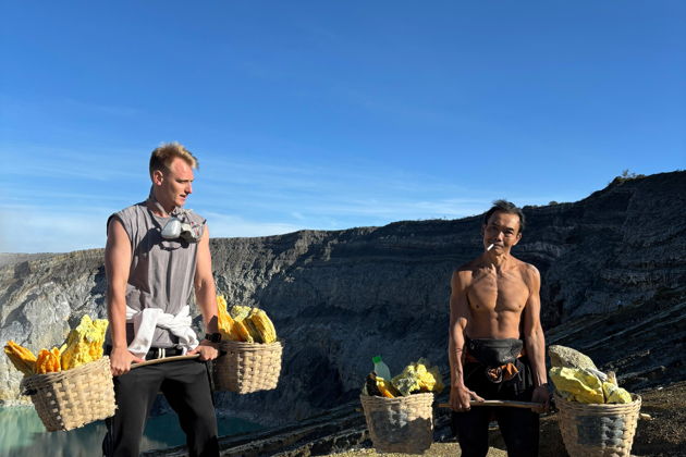 Фото экскурсии - Загадки кратера Иджен: синие огни и бирюзовое озеро - 7